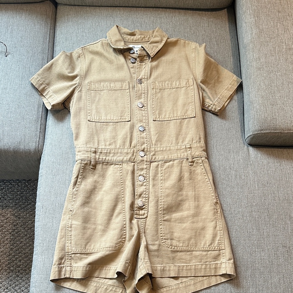 Madewell Button-Up Romper